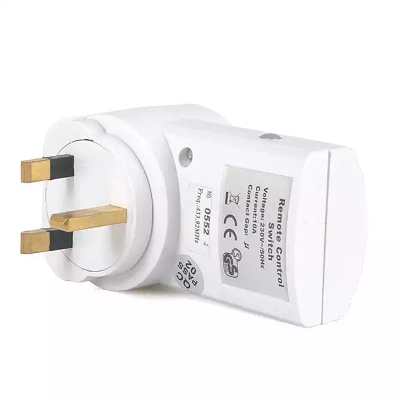 UK Wireless Outlet Remote Control Socket Light Switches House Power Outlet Light Switch Socket +Remote UK Connector Plug DC 12V