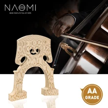 NAOMI Master AA ранг кленовый порожек для виолончели мост снежинка шаблон кленовый мост 4/4 виолончели мост