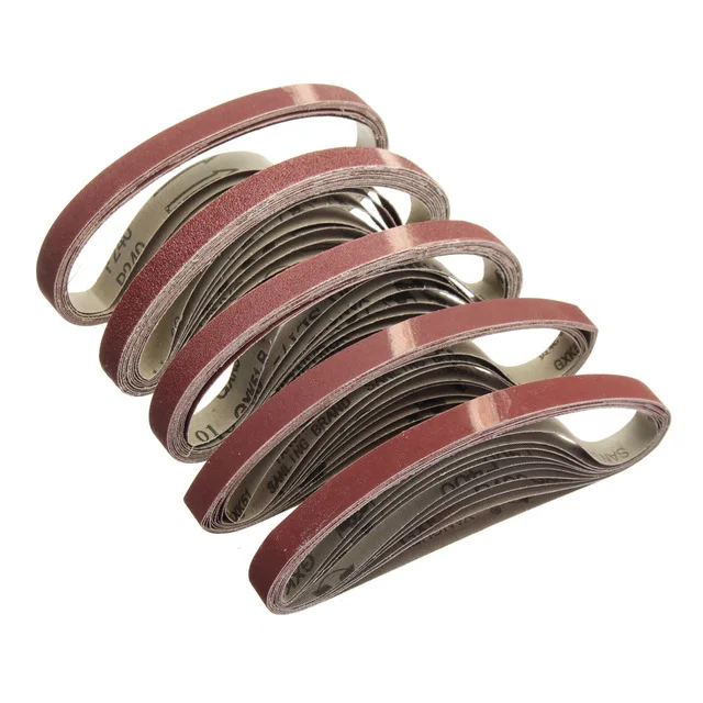 

Sanding Belt Sander Adapter Polishing Machine Belt For M10 15x452mm 60-600-Grit