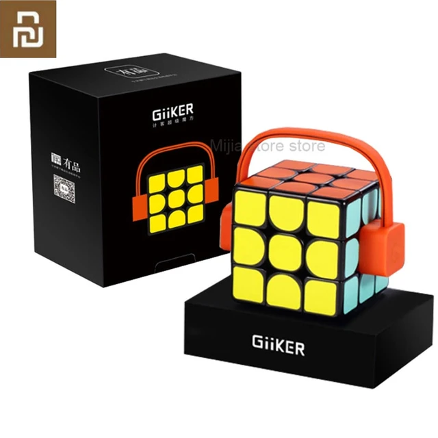 Giiker Electronic Bluetooth Speed Cube i3s, Real-time Connected Stem Smart Cube 3x3 for All Ages, Companion App Support Online Battle with Cubers