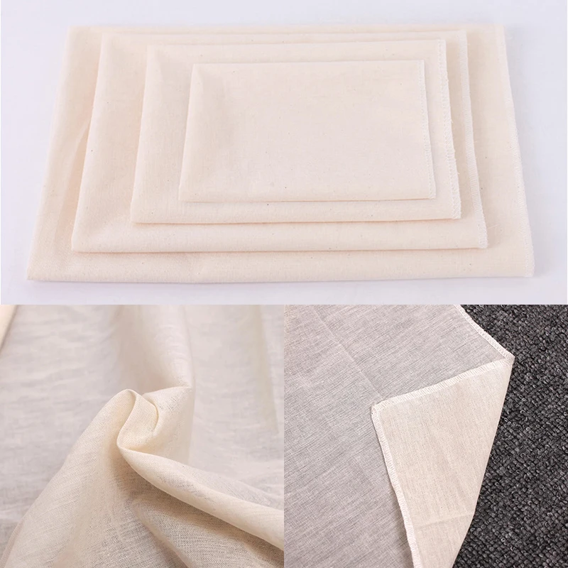Muslin Fabric 100% Cotton Cheese Cloth For Cooking Straining ,Grade 90, 55 INCH - Foto 6