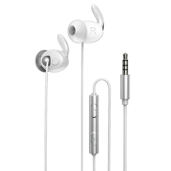 

REMAX RM-625 Wired Headset, Metal Music Call Wired Headset 3.5MM o Interface Suitable for Xiaomi, Huawei, Apple, Etc.