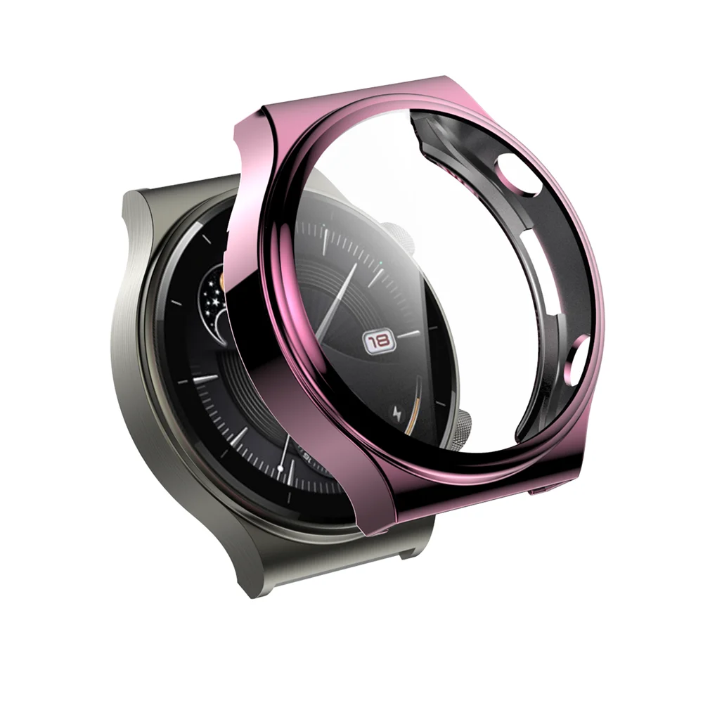 Premium 360° Protective Case Cover for Smartwatch - TPU Screen Shield and Frame