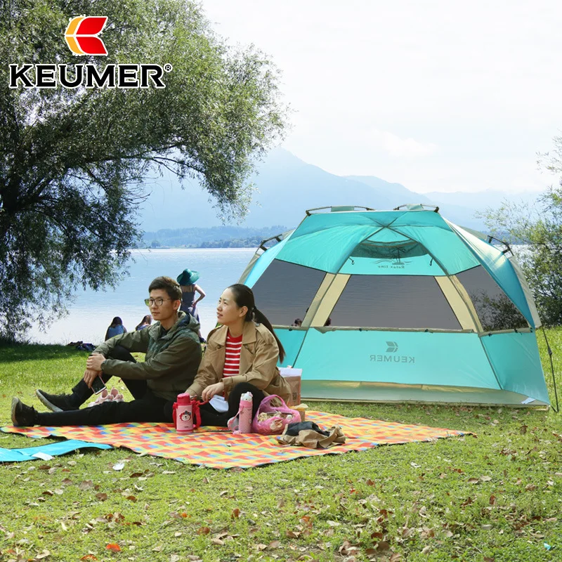 

Manufacturers KOJEX keumer Beach Tent Outdoor Automatic Tent Quickly Open College Style Open Country 2-3 People Fishing Tent