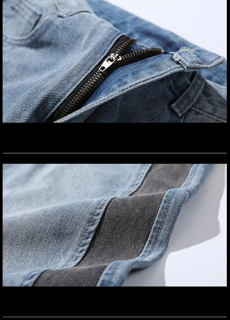 Японские модные мужские джинсы, светильник в синюю полоску, дизайнерские брюки-карго, свободные шаровары, уличная одежда, джинсы в стиле хип-хоп, мужские джоггеры
