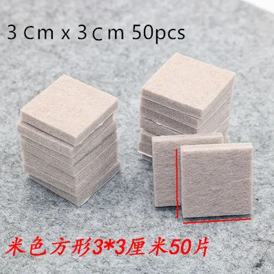 18-128pcs Chair Table Leg Felt Pads Self Adhesive Floor Scratch Protector Mute Non-slip Feet Mat DIY Furniture Accessories 4