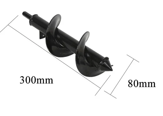 Дропшиппинг заземление шнек отверстие экскаватор инструменты посадочная машина сверло забор Борер бензин пост отверстие экскаватор садовый инструмент - Цвет: 8x30cm