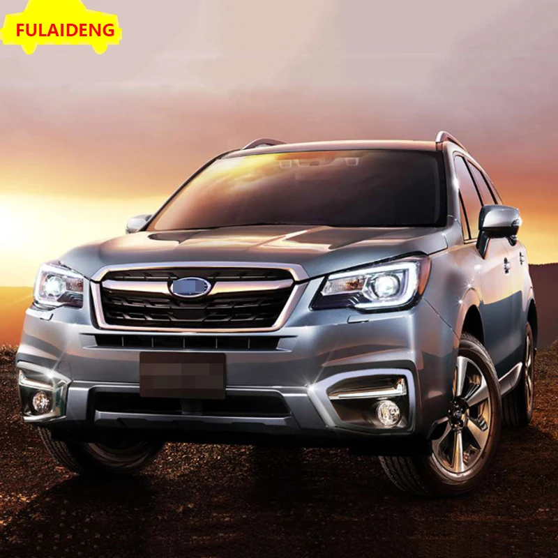 2 шт. для Subaru Forester- ABS Хром Передняя противотуманная фара Крышка лампы отделка автомобиля Стайлинг Аксессуары