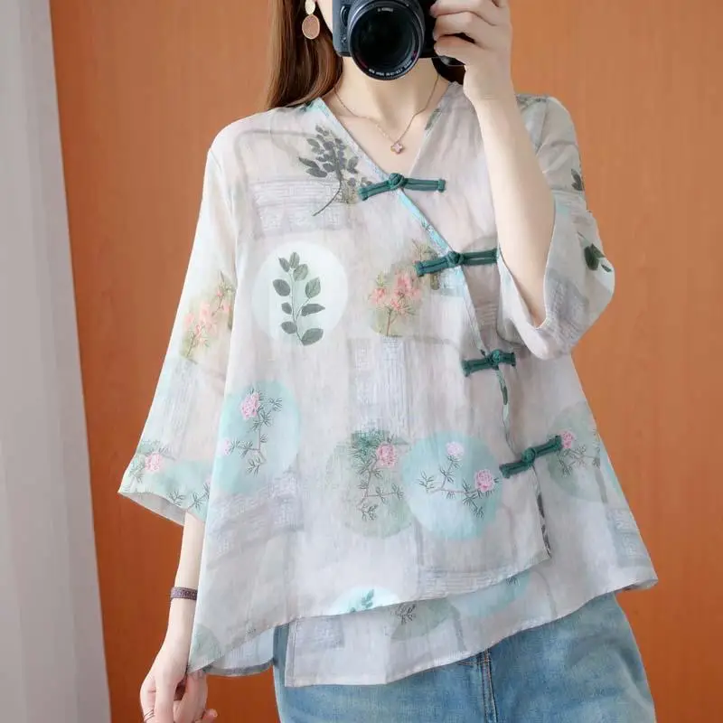 Camiseta Irregular Holgada Con Estilo Para Mujer Camiseta Irregular Holgada Con Estilo Para Mujer