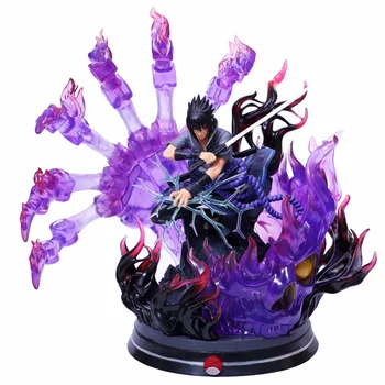 

GK Shenqi Naruto Six Sasuke Uchiha Itach Luminescent Stall Statue Model