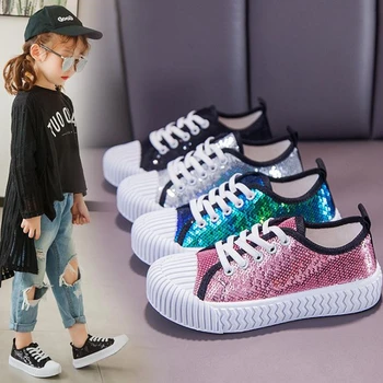 

summer Children's canvas shoes girls 2020 spring and autumn new biscuit shoes fashion breathable board shoes