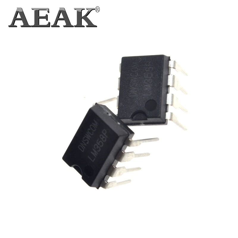 AEAK 10 шт. LM358P DIP8 LM358 DIP LM358N двойные оперативные усилители оригинальный и новый| |