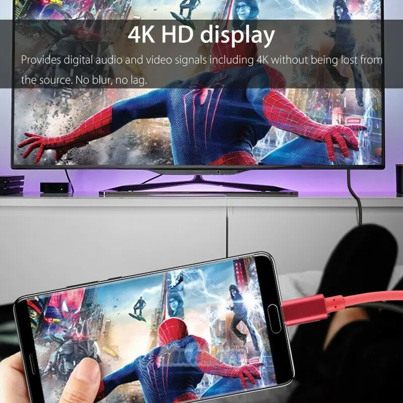 USB-C type-C 3,1 к HDMI 4K* 2K HDTV адаптер для samsung Galaxy S9/S8 MacBook Pro