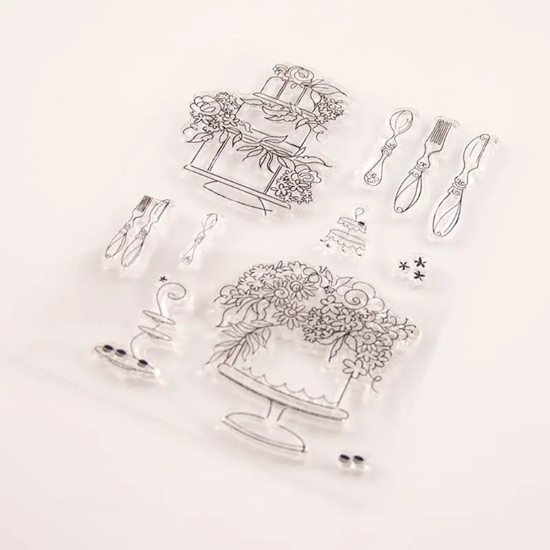

Flower Silicone Clear Seal Stamp DIY Scrapbooking Embossing Photo Album Decorative Paper Card Craft Art Handmade Gift D2TD