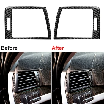 

Carbon Fiber Dashboard Air Vent Panel Sticker Trim For BMW 3 Series E46 1998-05
