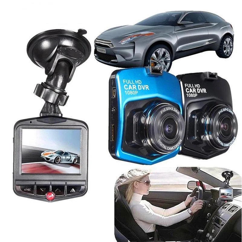 2-4-Shield-Shaped-FHD-1080P-Car-DVR-Camera-140-Degree-Digital-Video-Recorder-IR-Night