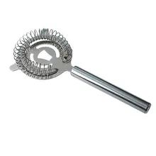 Hawthorn Cocktail Strainer Stainless Steel Strainer for Professional Bartenders and Mixologists with Wire Spring