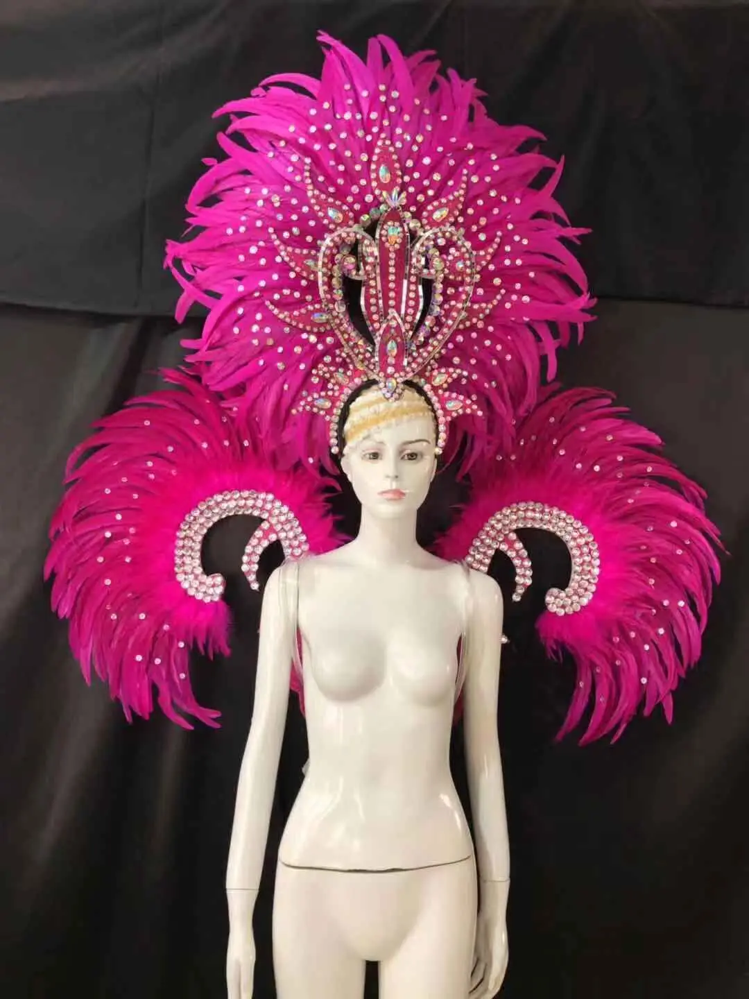 Lo speedtacolo di danza copricamo di piume di accessori di abbigliamento La FESTA La Maschera IL Festival
