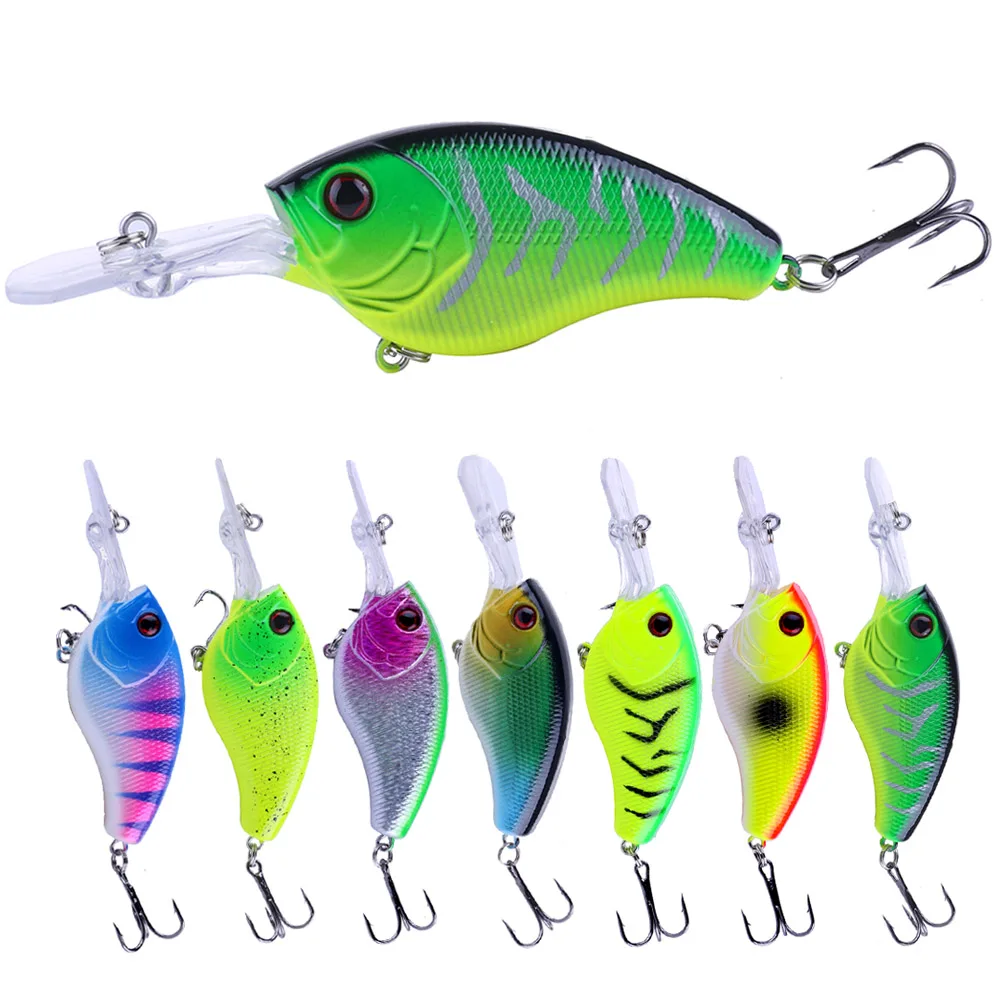 HENGJIA 1pcs 9cm 11g Crazy Wobbler Deep Diving Crankbait Hard Crank