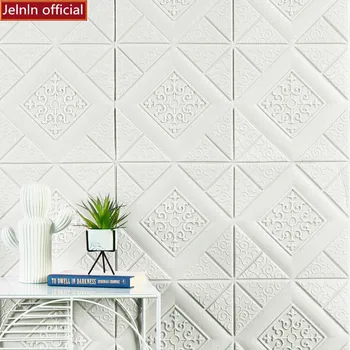 

Pineapple grid six color 3D wall stickers living room shop background waterproof large size stickers self-adhesive wallpaper