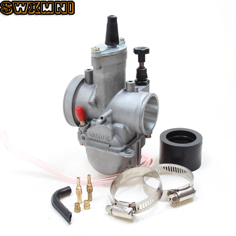 Карбюратор PWK21mm 24mm 26mm 28mm 30mm 32mm 34mm гоночный карбюратор для скутера OKO JOG DIO KR150 RTL250 CR125