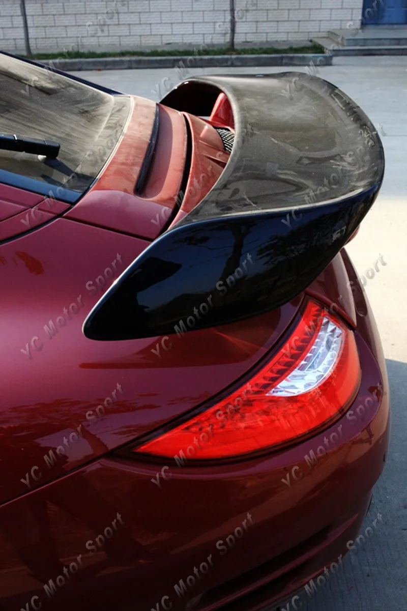 

Автомобильные аксессуары, задний спойлер из углеродного волокна с крышкой для 2004-2012 911