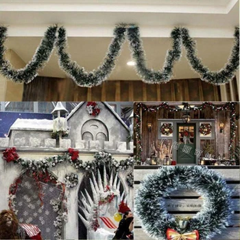 

Xmas Chunky Tinsel Christmas Garland 5pcs/set Festive atmosphere Ornaments