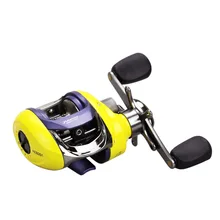 Vissen мультипликаторная катушка мультипликаторная Baitcasting Рыболовная катушка carretilha де pesca 12+ 1BB 6,3: 1 Наживка литья Рыболовная катушка правая левая рука Магнитная Тормозная воды D