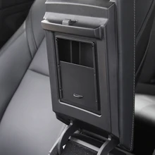 Organizador de apoyabrazos central, caja de almacenamiento oculta para Tesla Model 3 Y 2021