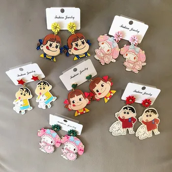 

Wholesale 2020 Acrylic Earrings for Women Girls Cute Cartoon Bear Rabbit Acrylic Earrings Personality Stud Earrings Fine Jewelry