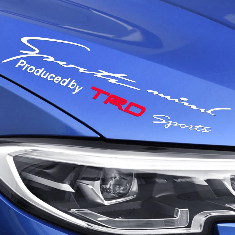 1 шт. 9 6*40 см Автомобильные Наклейки TRD Спортивная эмблема автомобиля