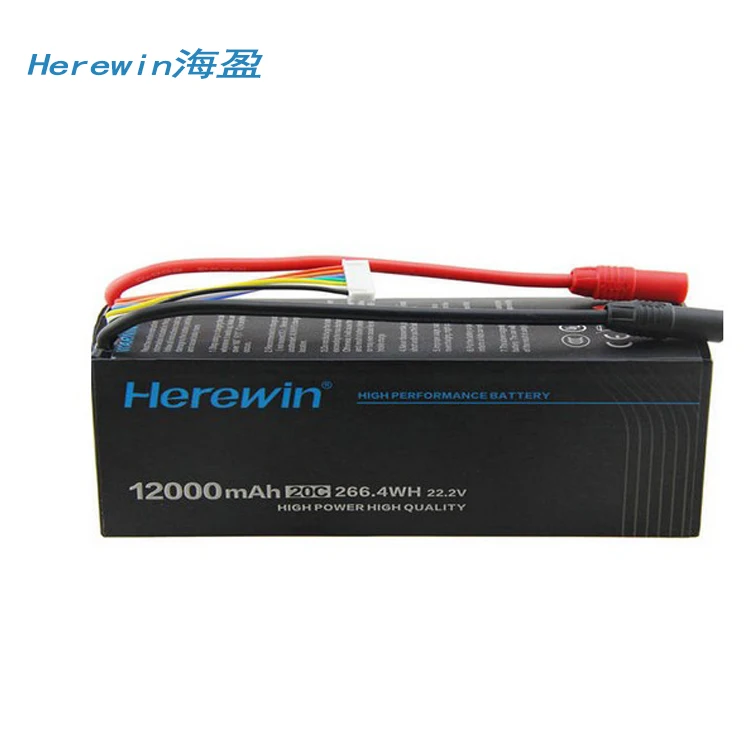 

Original Herewin 12000mah Battery 22.2v 20C shaft battery Agricultural plant protection UAV battery