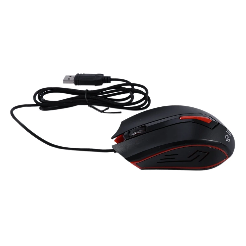 KINGANGJIA JM609 3 кнопки USB Проводная мышь компьютерная мышь игровая мышь