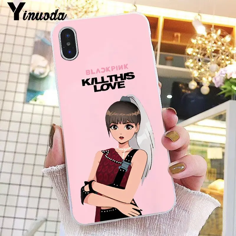 Yinuoda Blackpink kill this love KPOP Coque Shell чехол для телефона iPhone 8 7 6S Plus X XS MAX 5 5S SE XR 10 чехол 11 pro max - Цвет: A13