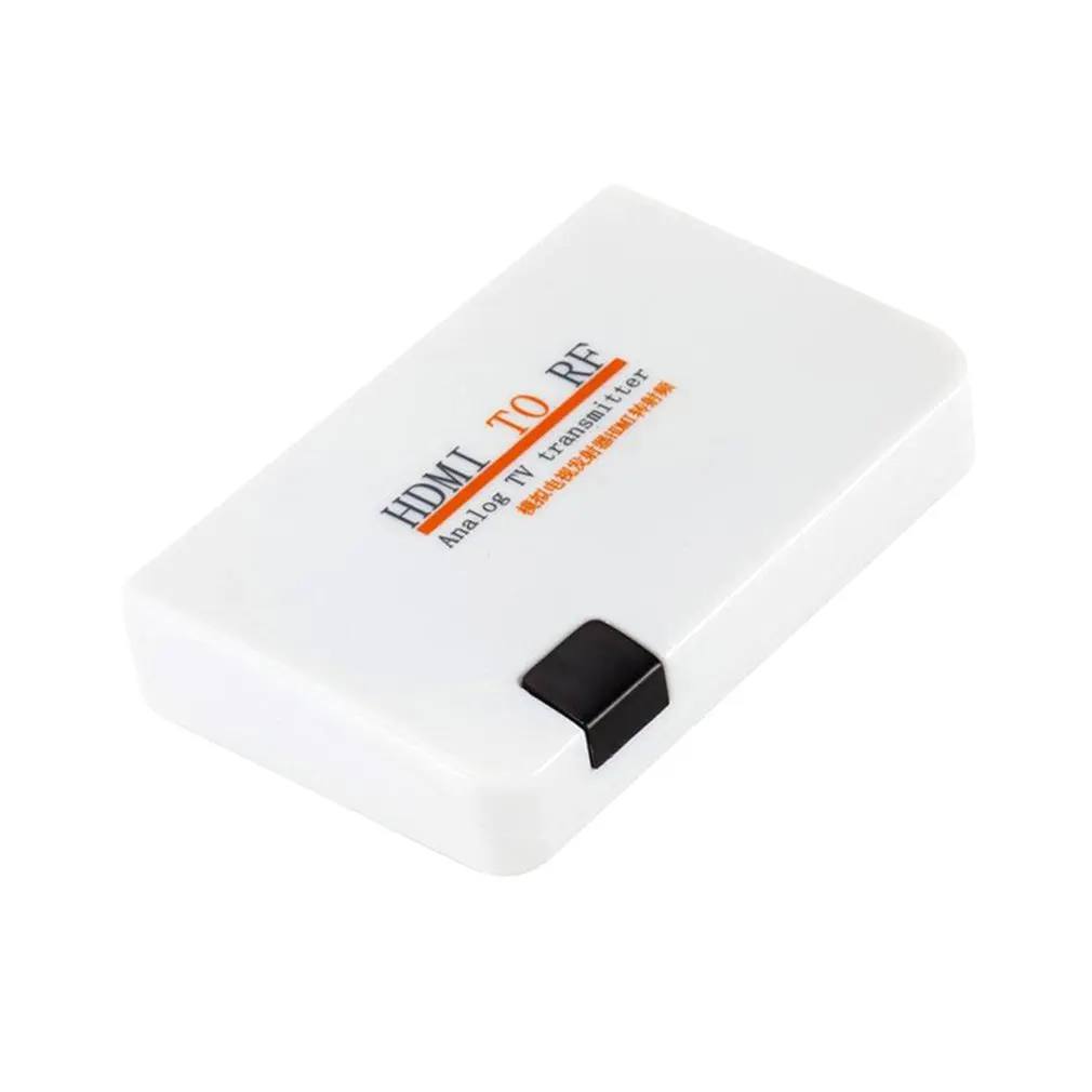 HDMI к РЧ коаксиальный преобразователь AV адаптер коробка ж/пульт дистанционного управления аналоговый сигнал ТВ передатчик коробка с питанием