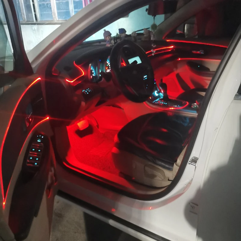 

for FORD Fiesta (CCY)2002-2003 1.3L led sound control app auto ambient atmosphere light car Interior Decorative lights