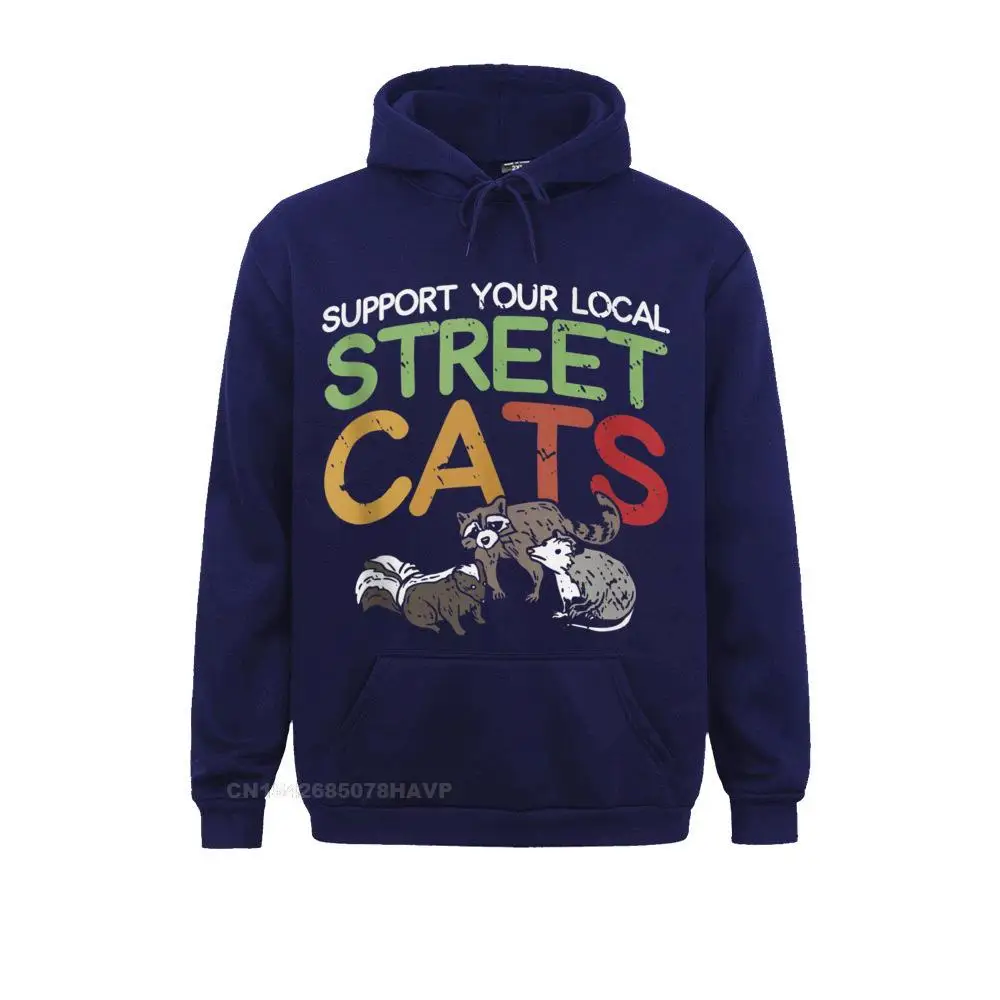 On Sale Support Your Local Street Cats Funny Racoon Skunk Opossum Tank Top__97A2937 Long Sleeve Sweatshirts Summer Hoodies for Men Clothes Casual Support Your Local Street Cats Funny Racoon Skunk Opossum Tank Top__97A2937navy