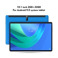 Tableta PC de 10,1 pulgadas, dispositivo con Android 9,0, ocho núcleos, Google Play, 2GB de RAM, 32GB de ROM, 1280x800, compatible con BT 4,2, Wifi, 4500mAh, novedad