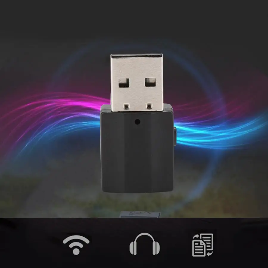 Универсальный портативный Bluetooth беспроводной аудио передатчик приемник 2 в 1 USB адаптер для компьютера смартфон CD MP3 плеер
