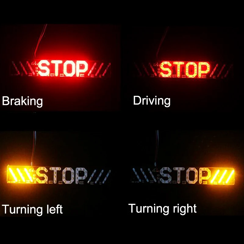 1 шт., мотоциклетный мягкий светильник, мотоциклетный задний светильник светодиодный тормозной светильник, сигнал поворота, модифицированный номерной знак, задний светильник, предупреждающий светильник