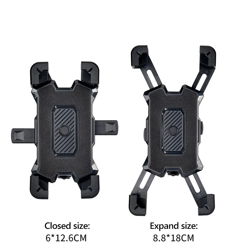 4.8-6.8 Inch Mobile Phone Holder Motorcycle Battery Bicycle Mobile Phone Holder Riding Shockproof Navigation Bracket XA114TQ