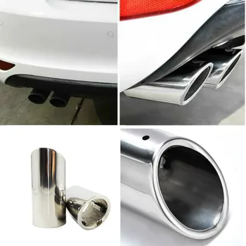 

Exhaust Muffler Tips For VW Polo 6R Bora Golf 5 6 7 Mk7 Scirocco 1.4T Tail Pipe Tailpipe Finisher End Trim Cover