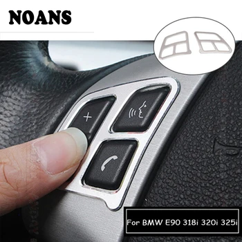 

NOANS Car Styling Stickers For BMW E90 BMW 3 Series 2004-2013 Dashboard Steering Wheel Buttom Panel Frame Covers Accessories