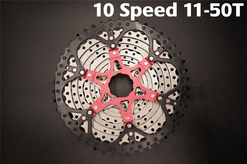 Zracing 10 speed 11-50T 11-42T 11-46T кассета 10s 20s 30s Freewheel для горного велосипеда части K7 XT SLX XO X0 X9 X7