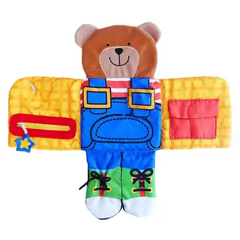 

Dressing Wearing Shoes Teaching Book Learn To Dress Dolls Puzzle Cloth Book Children Educational Toy Mind And Hand Dress Toy