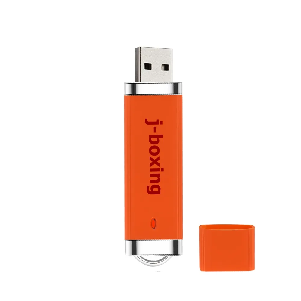 J-boxing 10 шт. 64 Мб USB флеш-накопители оптом маленькая емкость 128 МБ 256 МБ 512 МБ легкий дизайн usb-накопители для компьютера оранжевый