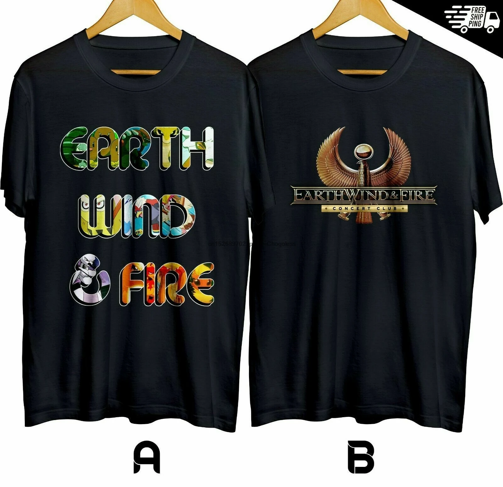 NEW Earth Wind and Fire Band концертный клуб черная футболка размер S- 3 XL | Мужская одежда