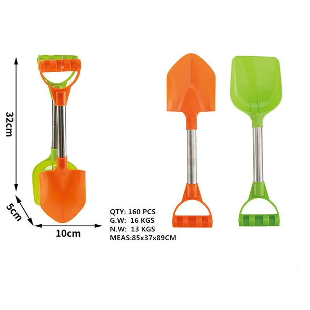 2Pcs Beach Shovel Toy Kids Outdoor Digging Sand Shovel Play Sand Tool Summer Beach Playing Shovels Play House Toys Random Color 3