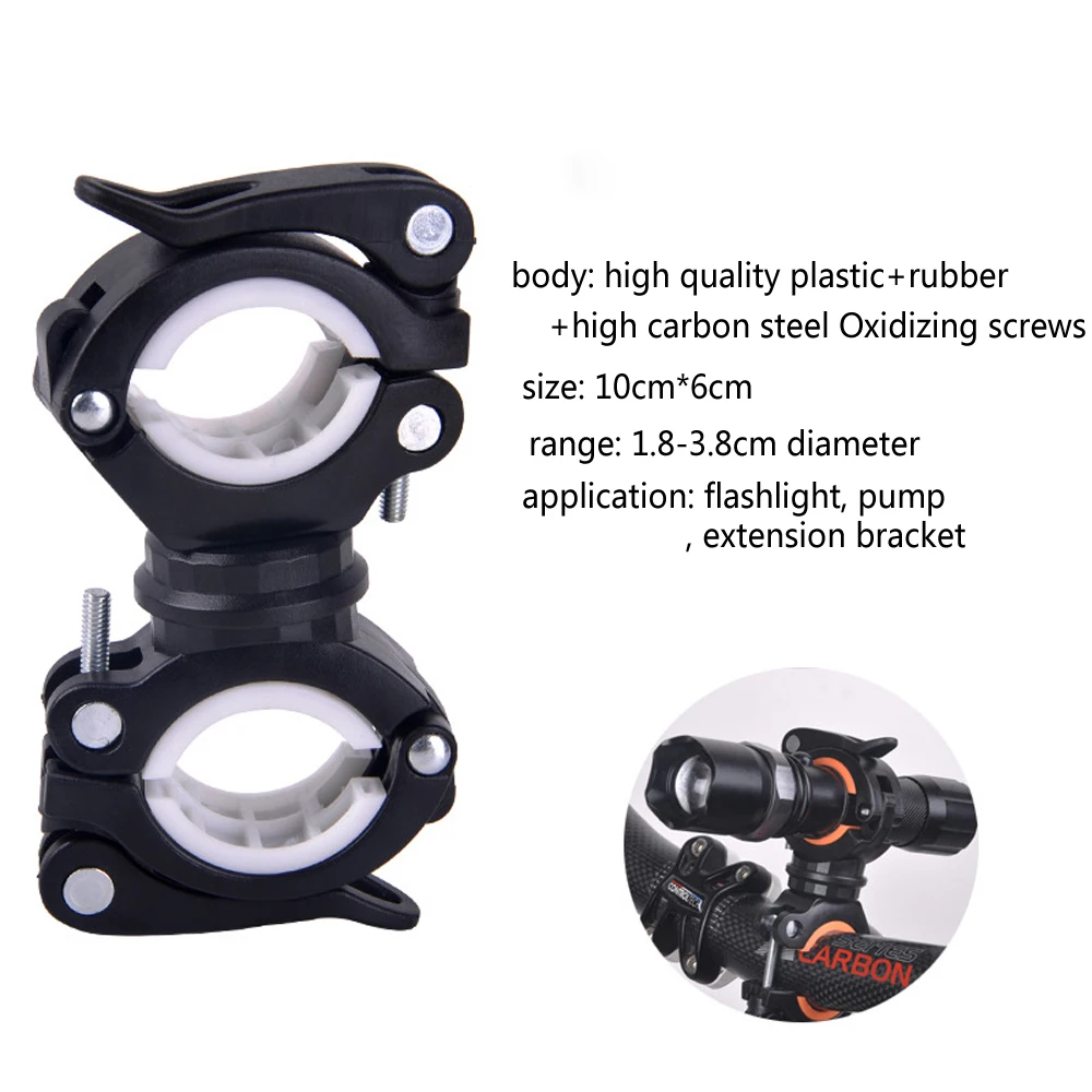 Flash Deal WOSAWE 360 Degree Rotation Cycling Bike Bicycle Flashlight Torch Mount LED Head Front Light Holder Clip Bicycle Accessories 3 Flash Deal WOSAWE 360 Degree Rotation Cycling Bike Bicycle Flashlight Torch Mount LED Head Front Light Holder Clip Bicycle Accessories 3