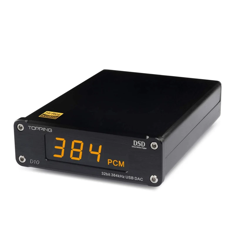 TOPPING D10 декодер DSD256 ES9018K2M XMOS PCM384 USB DAC аудио декодер|Цифро-аналоговые